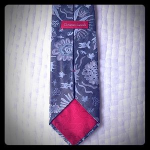 Christian Lacroix 100% Silk Tie Made in Italy